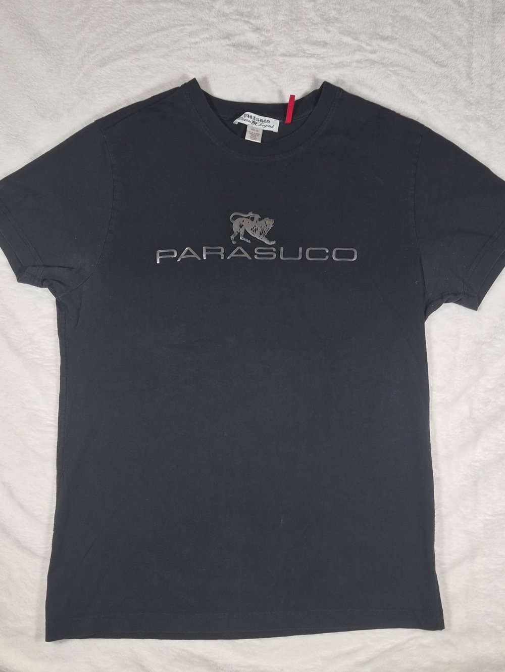 Parasuco Black Short Sleeve Logo Tee